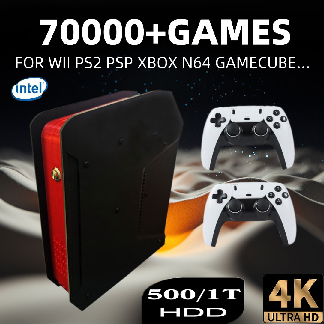 Gaming Console In Chinese - PS2/PSP/WII/N64/DC/SS 용 1T 듀얼 시스템 및