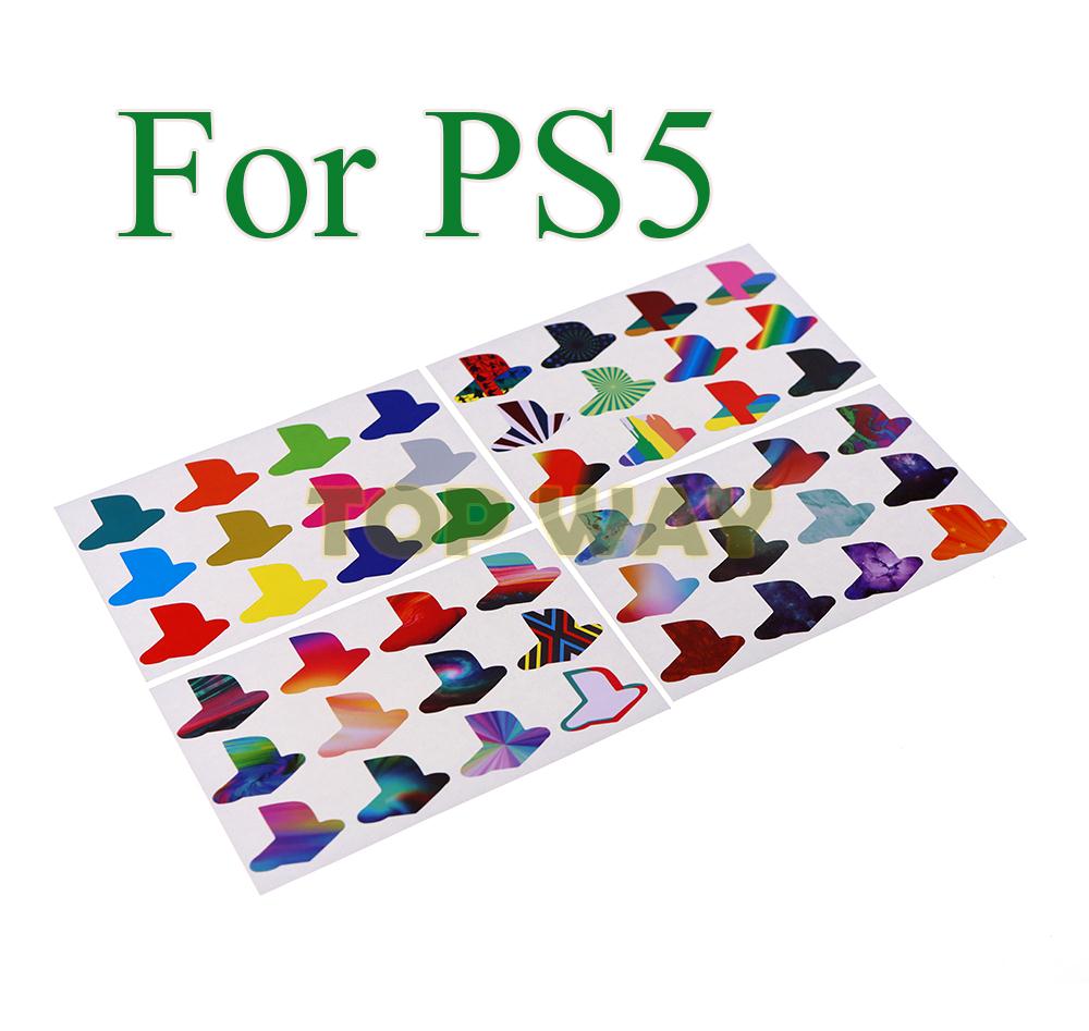 Gaming Console Ps5 - 12개/세트 다채로운 로고 스킨 스티커 데칼