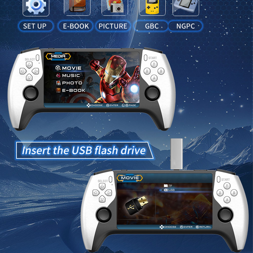 2026 새로운 SF3500 5인치 휴대용 게임 콘솔  - Gaming Console In Chinese 리뷰 및 가격