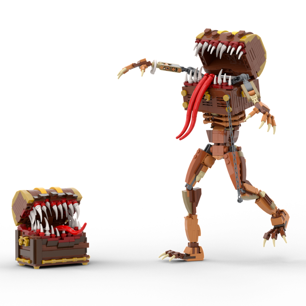 BuildMOC 게임 모방 가슴 Dungeonsed M - Gaming Console Lego 리뷰 및 가격