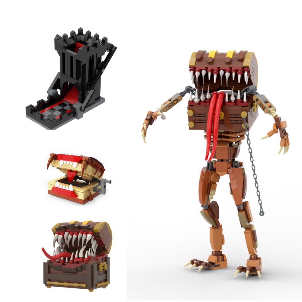 BuildMOC 게임 모방 가슴 Dungeonsed M - Gaming Console Lego 리뷰 및 가격