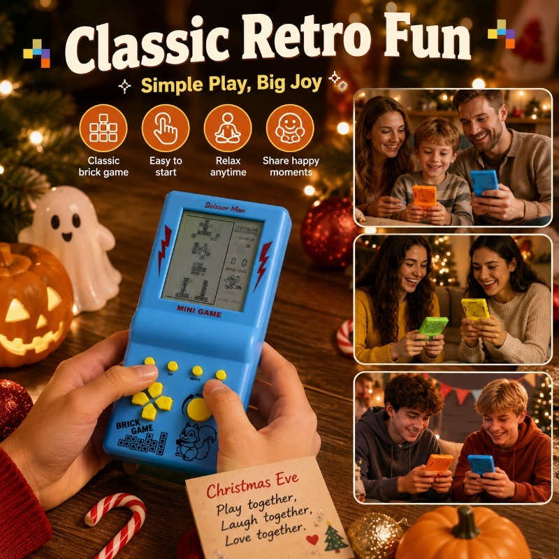 4인치 대형 화면 레트로 휴대용 게임기 클래식 테트리스 - Gaming Console Years 리뷰 및 가격