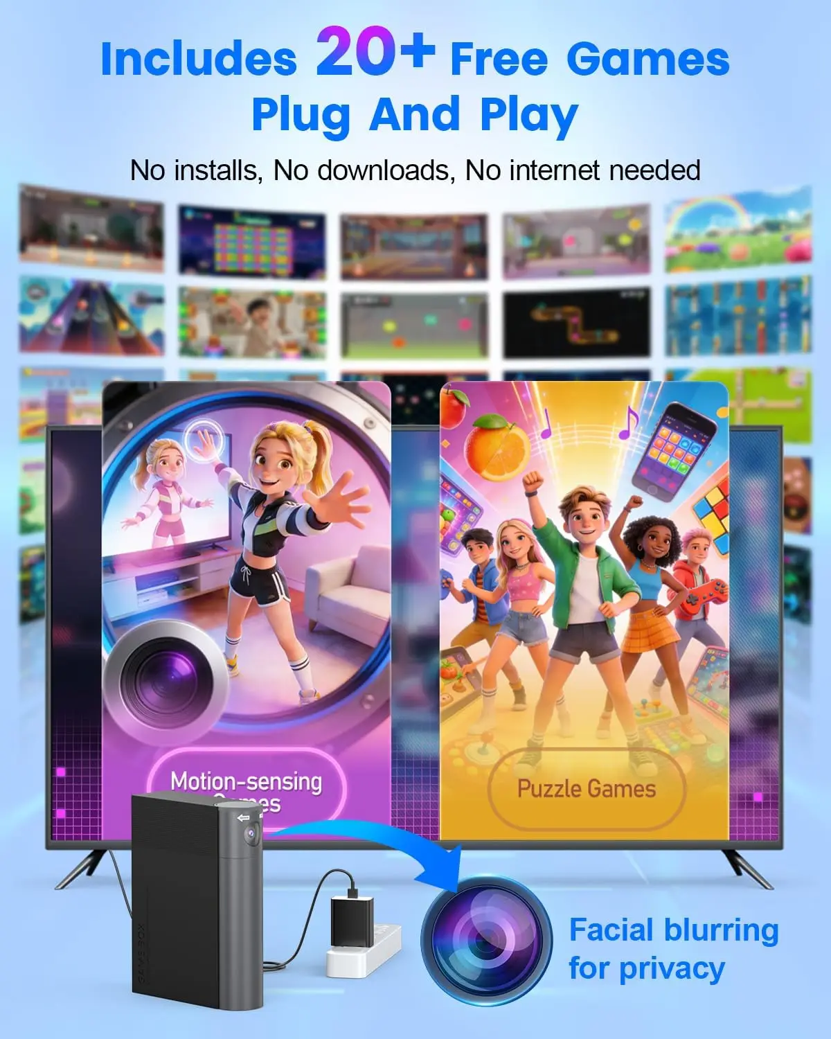 어린이 및 가족을 위한 AR 모션 게임 콘솔 - 실내  - Gaming Console Years 리뷰 및 가격