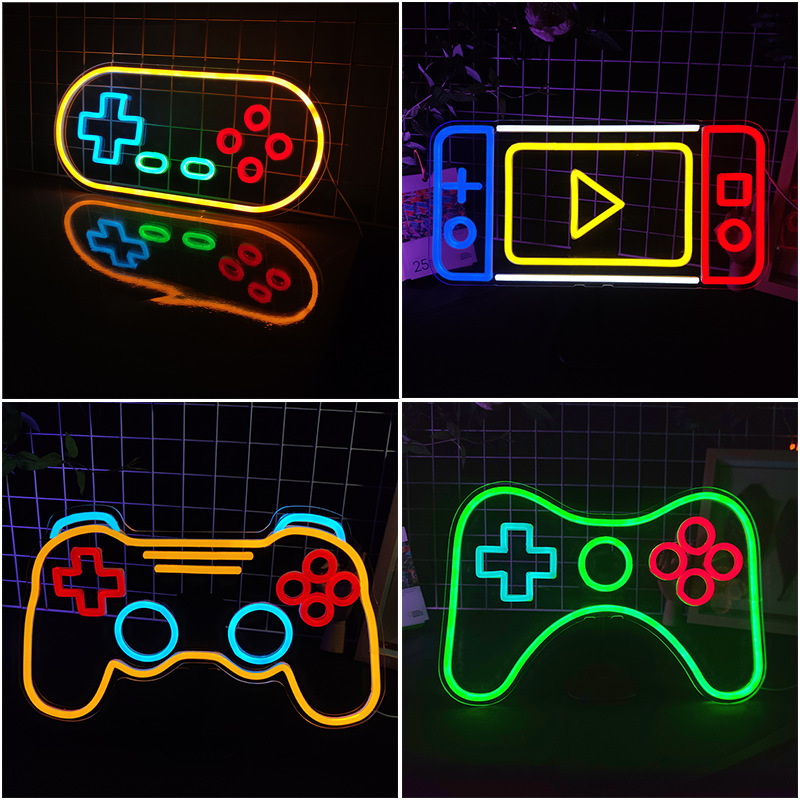 아케이드 네온 사인 LED 게임 룸 핸들 네온 조명 벽 - Gaming Console Handle 리뷰 및 가격