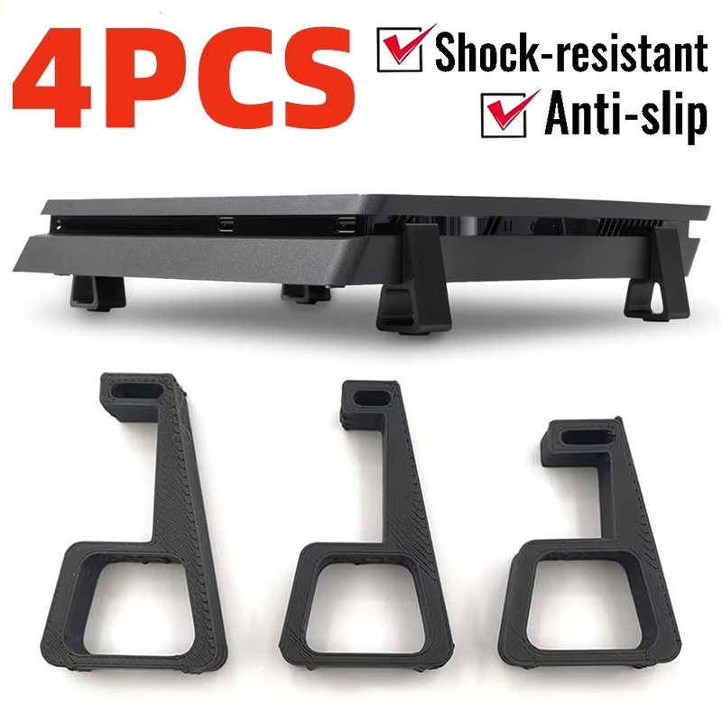 PS4/Pro/Slim 콘솔용 4Pcs 냉각 수평 홀더 - Gaming Console Tv Stand 리뷰 및 가격