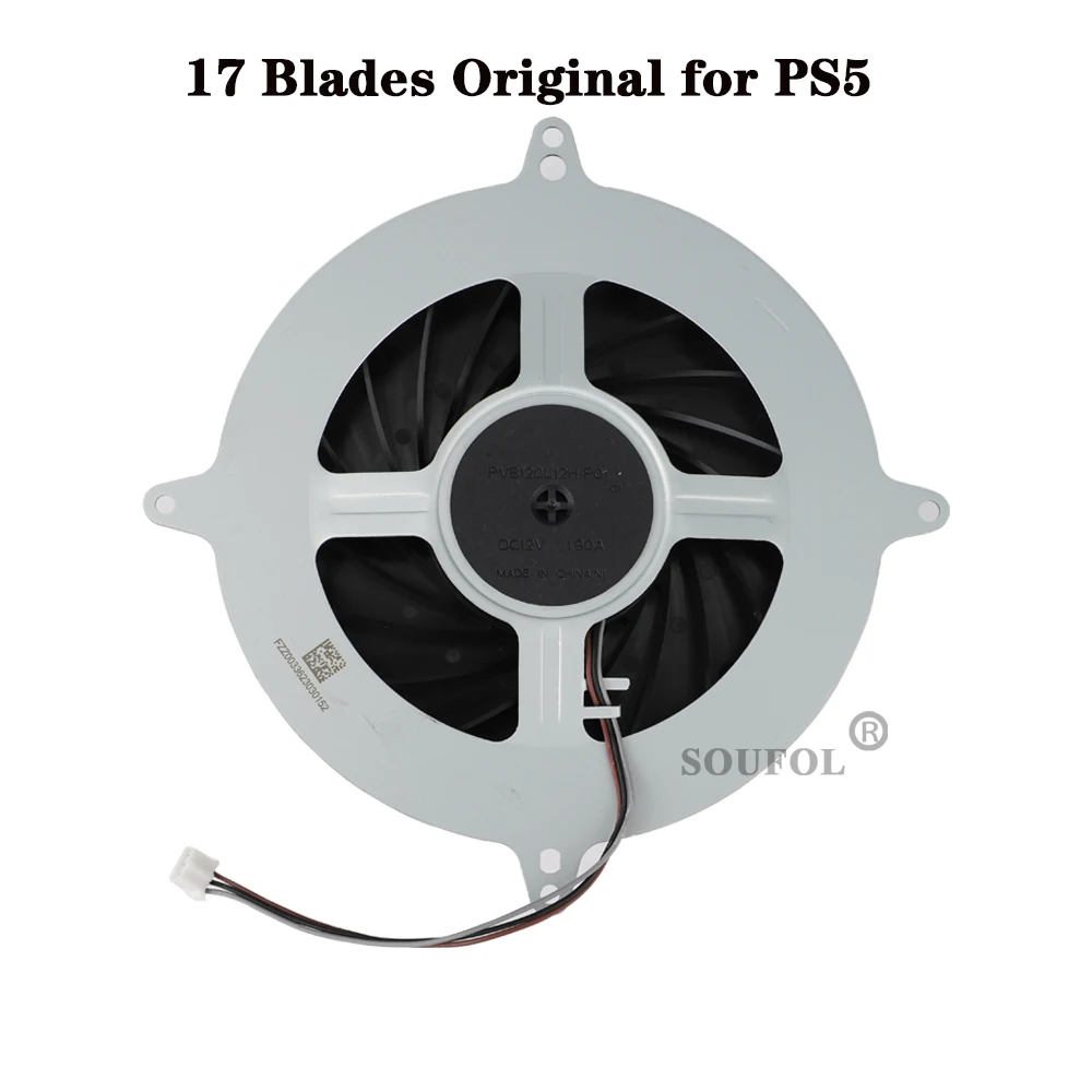PS5 슬림 콘솔용 신형 내부 냉각 쿨러 팬 19 블레 - Gaming Console Ps5 리뷰 및 가격