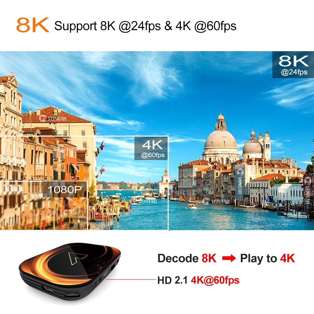 VONTAR X3 4GB 32GB 8K TV 박스 안드 - Gaming Console Tv Stand 리뷰 및 가격