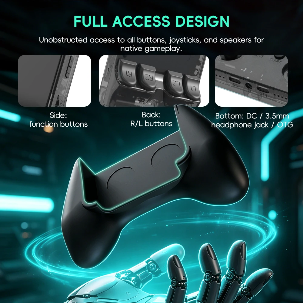 데이터 프로그 R36S 게임 그립 인체공학적 핸드헬드  - Gaming Console Handle 리뷰 및 가격