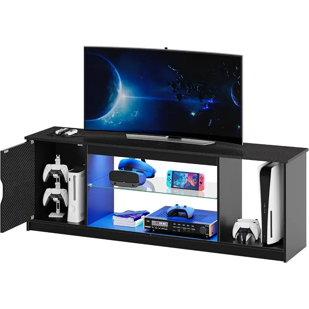 PS5용 베스티어 LED 엔터테인먼트 센터, 60/65 - Gaming Console Tv Stand 리뷰 및 가격