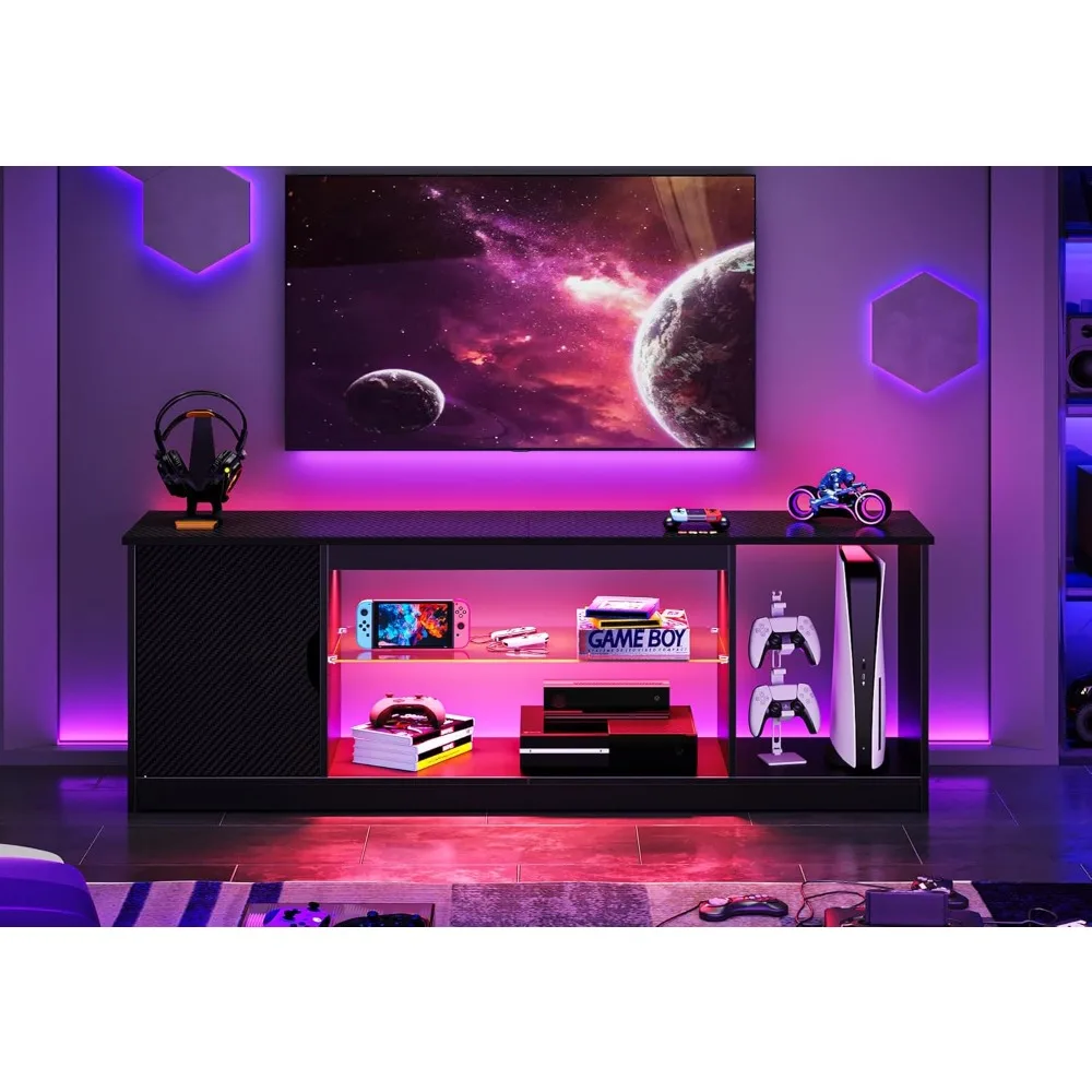 PS5용 베스티어 LED 엔터테인먼트 센터, 60/65 - Gaming Console Tv Stand 리뷰 및 가격