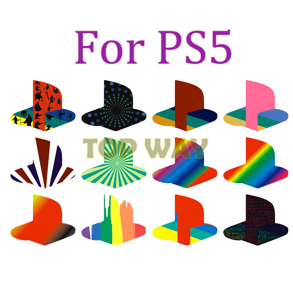 12개/세트 다채로운 로고 스킨 스티커 데칼 필름 (P - Gaming Console Ps5 리뷰 및 가격