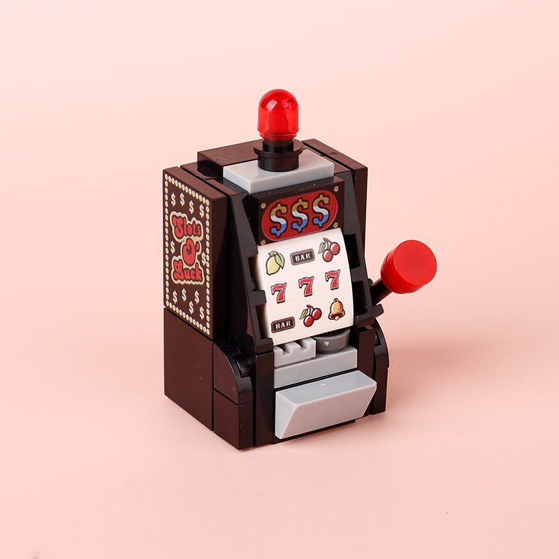 MOC 도시 포커 테이블 빌딩 블록 슬롯 스키 공 게임 - Gaming Console Lego 리뷰 및 가격