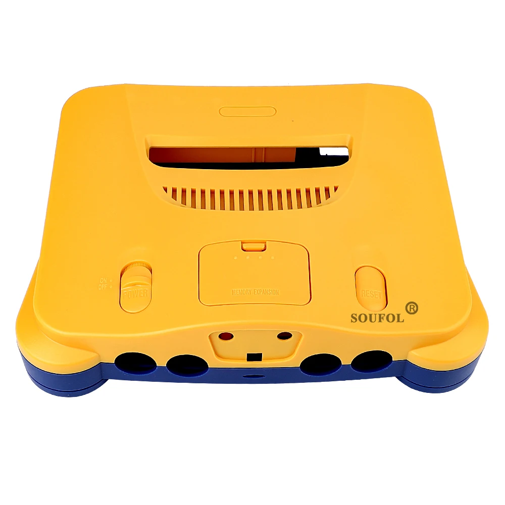 N64 레트로 비디오 게임 교체 하우징 쉘 용 한정 노 - Retro.Gaming Console Yellow 리뷰 및 가격