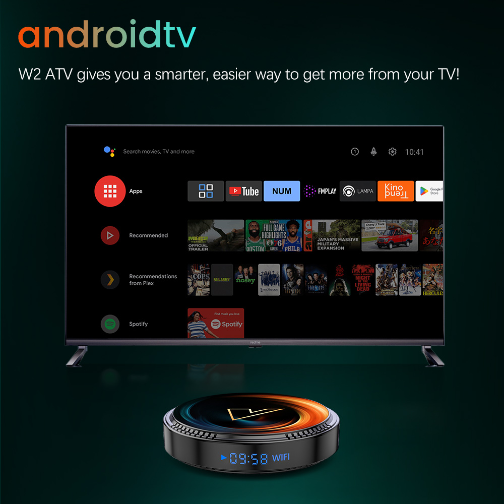 VONTAR W2 ATV 안드로이드TV 11.0 스마트 - Gaming Console Tv Stand 리뷰 및 가격