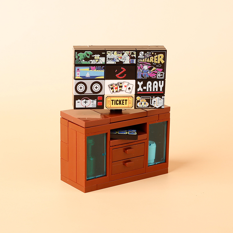 MOC 게임 콘솔 컴퓨터 모델 빌딩 블록 미니 TV 게 - Gaming Console Lego 리뷰 및 가격