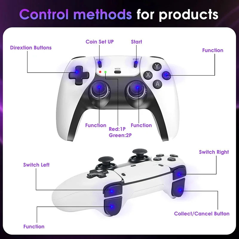 M15 울트라 레트로 게임 콘솔, 64GB 저장 용량, - Gaming Console In Chinese 리뷰 및 가격